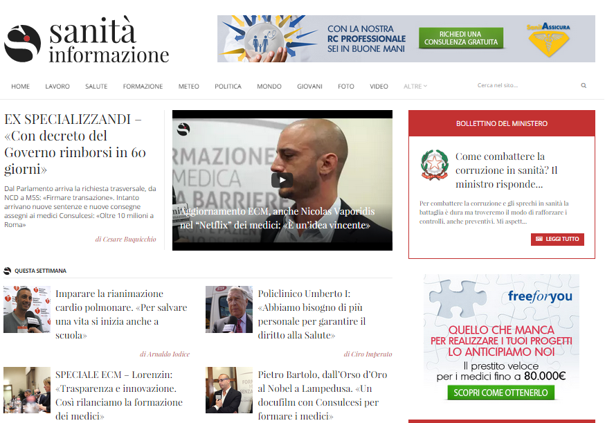 Grafica rivoluzionata e nuovi contenuti, ecco come cambia Sanità Informazione