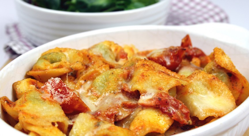 TORTELLINI VEGETARIANI CON RICOTTA E SPINACI