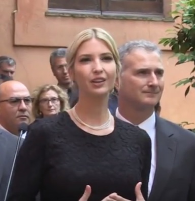 Ivanka a Sant’Egidio: “Vostro lavoro determinato e importante”