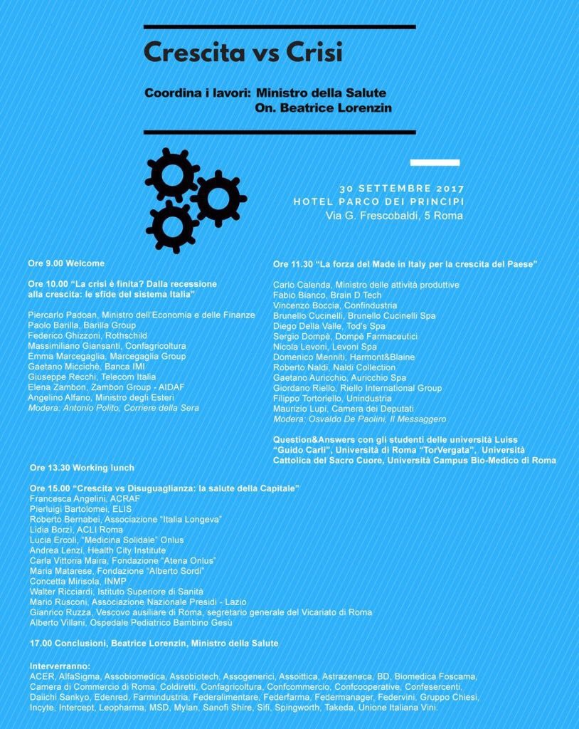 Ricciardi: «A Roma tutti indicatori di salute peggiorati»