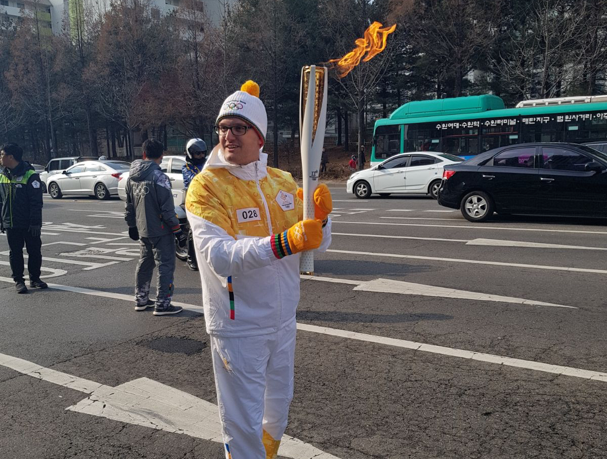 William, il tedoforo che ha corso per i bambini con il diabete