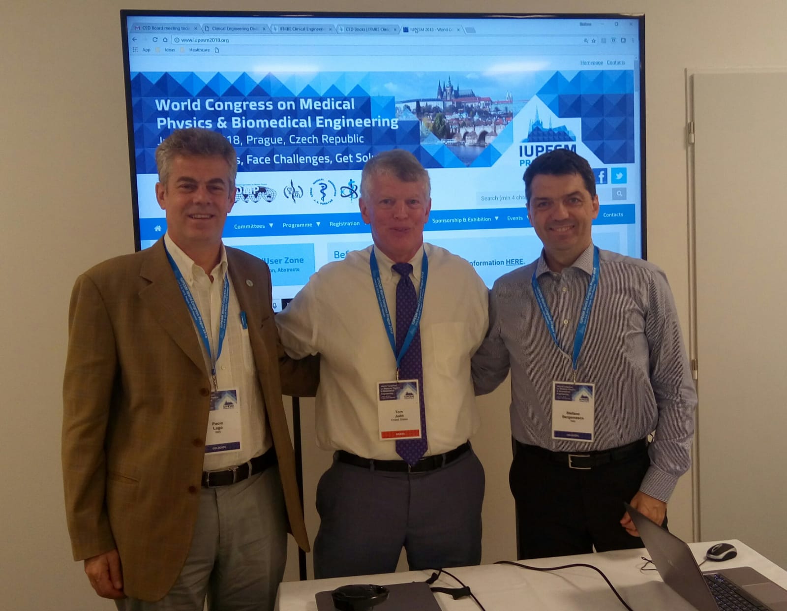 Successo per l’ingegneria clinica italiana: Bergamasco eletto segretario della Clinical Engineering Division