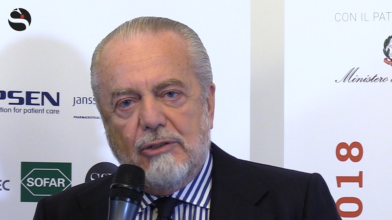 Prevenzione, Aurelio De Laurentiis: «Vorrei un Napoli Lab con medici a disposizione di tutti i napoletani»