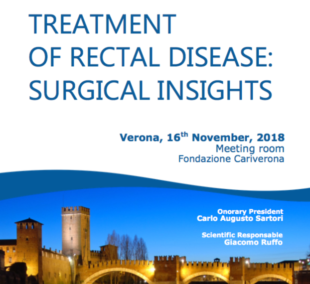 Malattie del retto, le nuove frontiere chirurgiche al centro del congresso a Verona