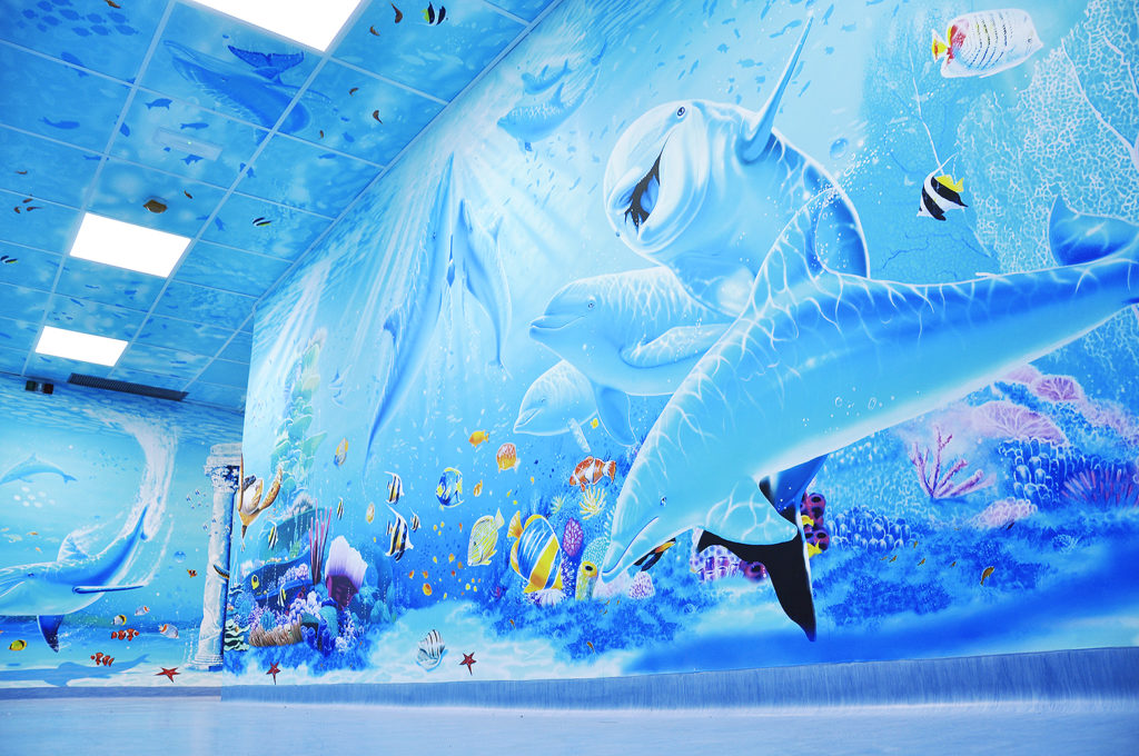 Ospedali dipinti, il progetto si allarga grazie alla partnership con Italo. L’artista Irilli: «Bambini devono continuare a sognare anche dentro le strutture»