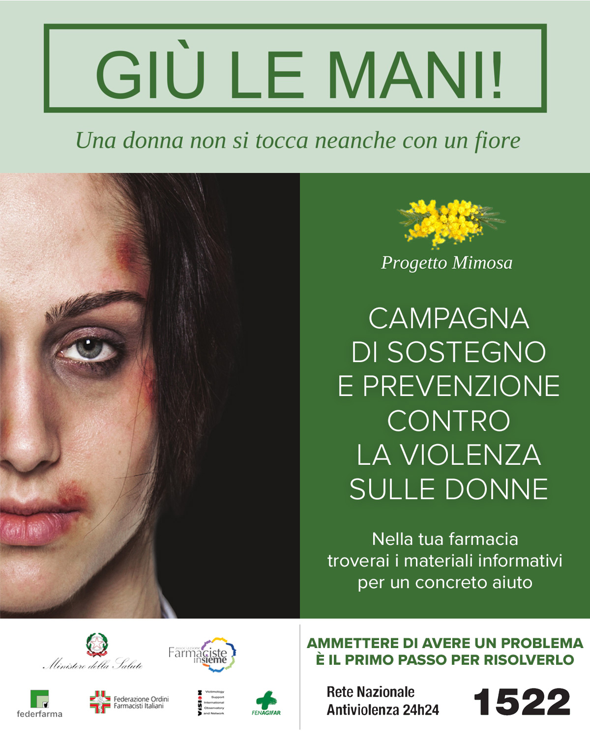 Donne, Margiotta (Farmaciste Insieme): «Con “Progetto Mimosa” aiutiamo le vittime di violenza» »