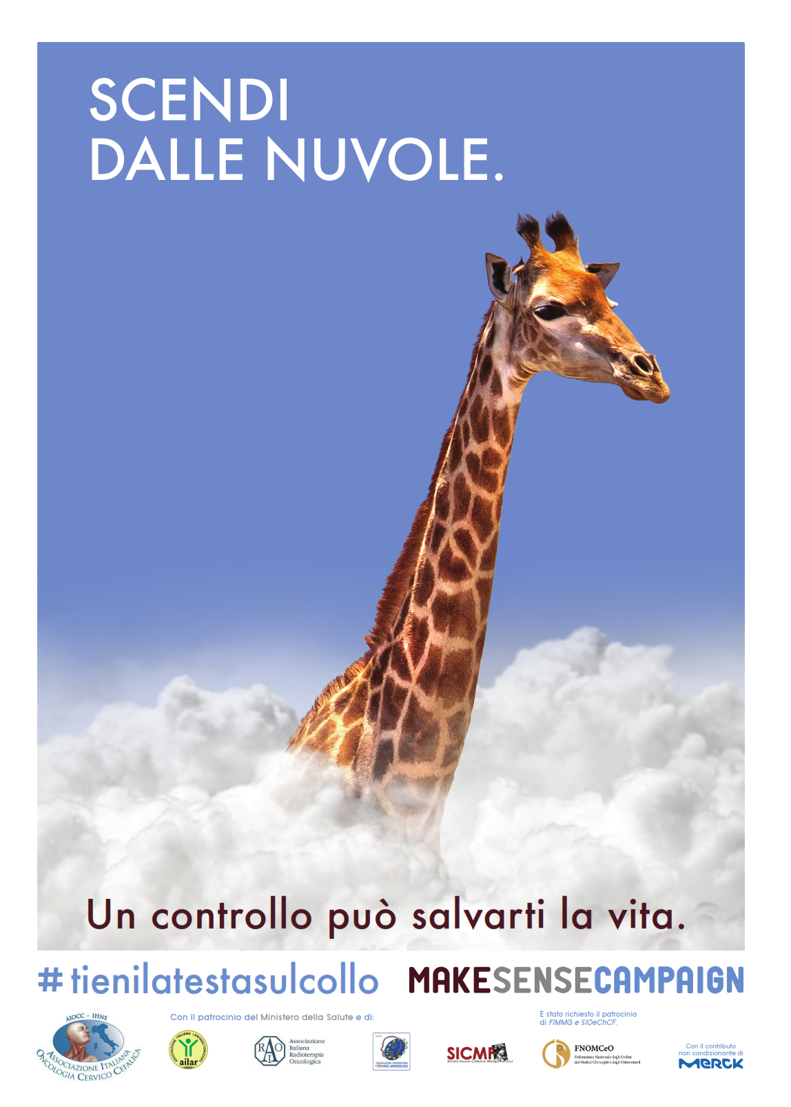 “Tieni la Testa sul Collo”, al via la campagna per la diagnosi precoce del tumore maxillo-facciale