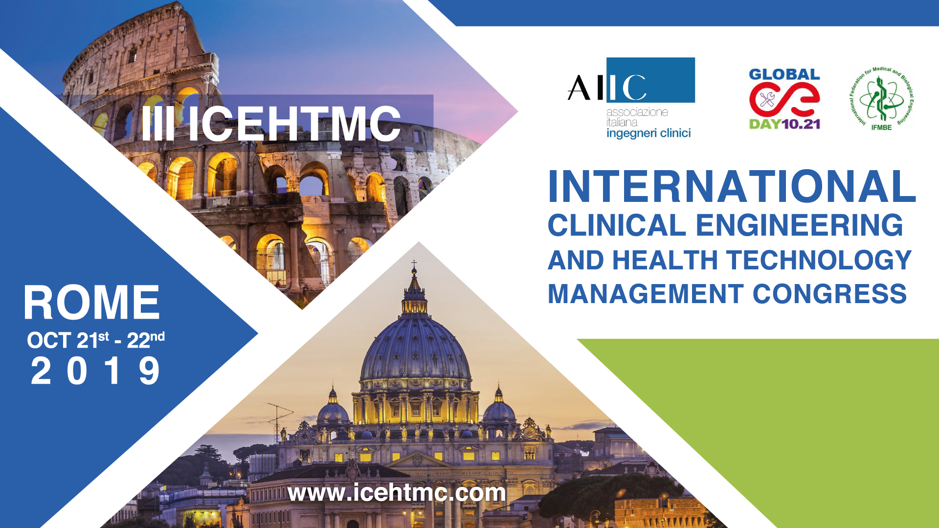 Tecnologia per la salute, al via a Roma il 3° congresso internazionale dell’ingegneria clinica