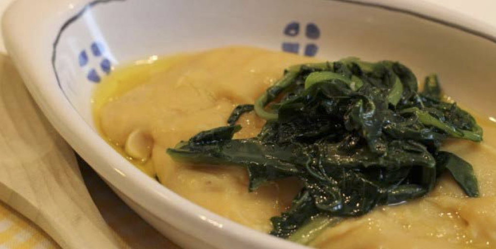 Dalla Puglia la ricetta di fave e cicoria
