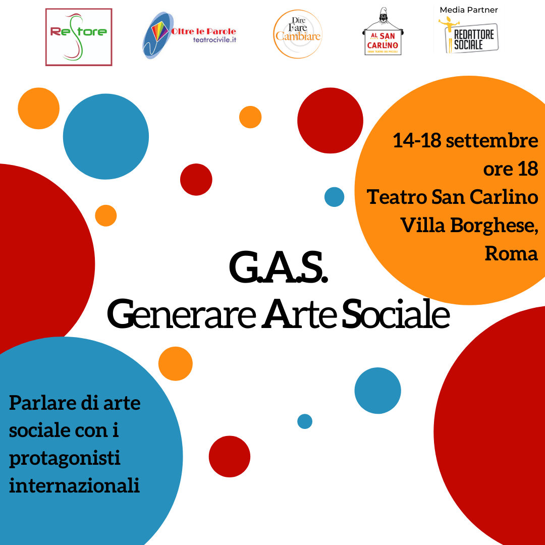 Teatro sociale come strumento di espressività, relazione, conoscenza e benessere: a Roma una settimana di eventi