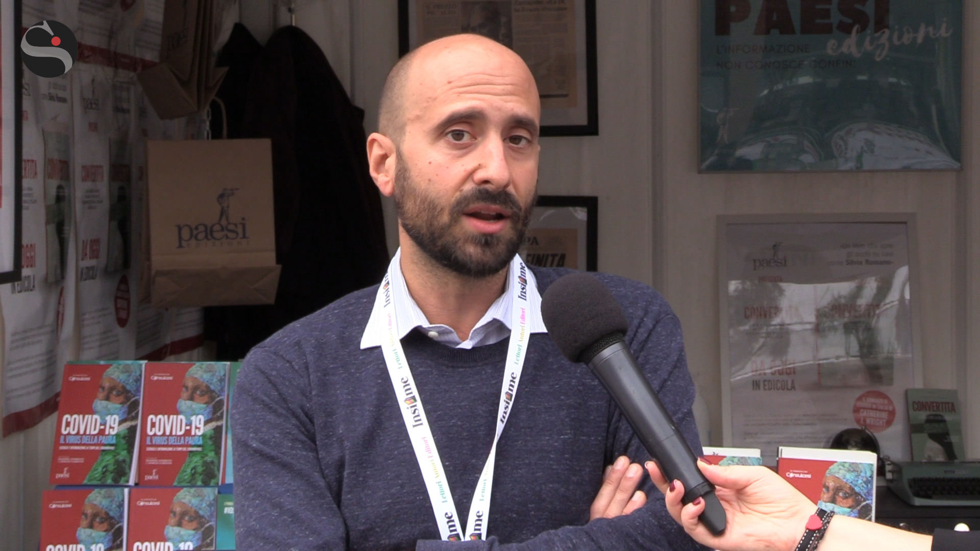 “Covid-19, il virus della paura” a Insieme. Tirinnanzi (Paesi Edizioni): «Sold out. Battaglia contro fake news è tutto»