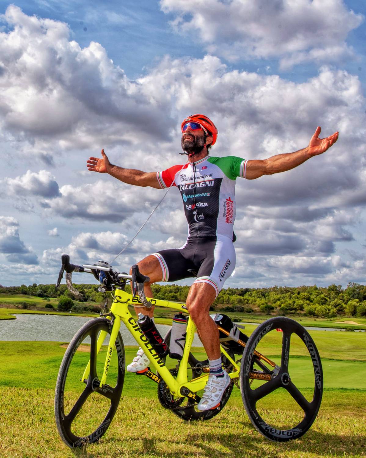 Calcagni, l’uomo dei record non si arrende alla malattia: «Sopravvivo per le terapie ma vivo grazie allo sport». E punta a Tokyo 2021