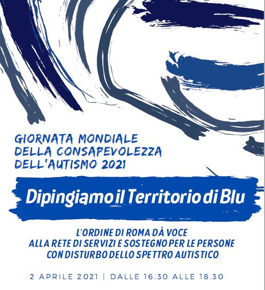 “Dipingiamo il territorio di blu”, l’autismo al centro del webinar dell’Ordine TSRM e PSTRP di Roma
