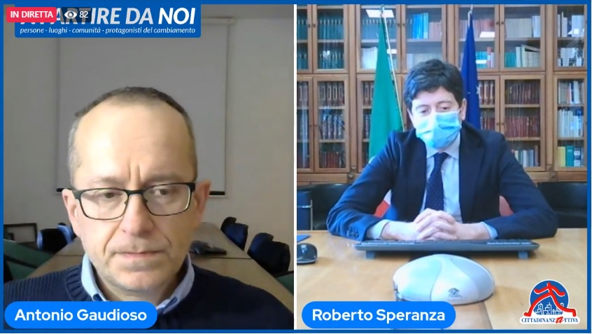 La salute a 360°. Cittadinanzattiva incontra Speranza: «Progettare una nuova idea del Ssn del futuro»