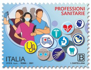 Covid-19, emesso francobollo dedicato alle professioni sanitarie