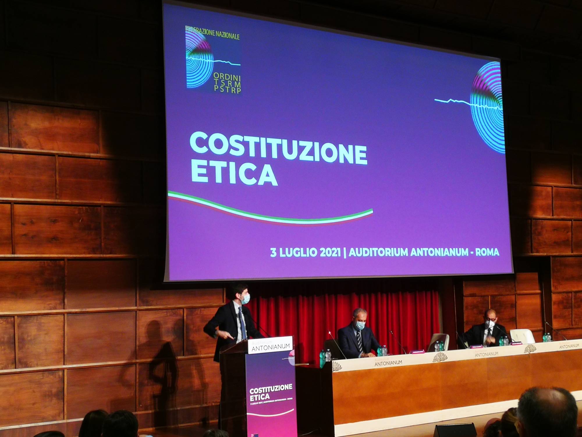 La FNO TSRM PSTRP presenta la Costituzione Etica. Speranza: «Contributo alla creazione di un orizzonte comune»