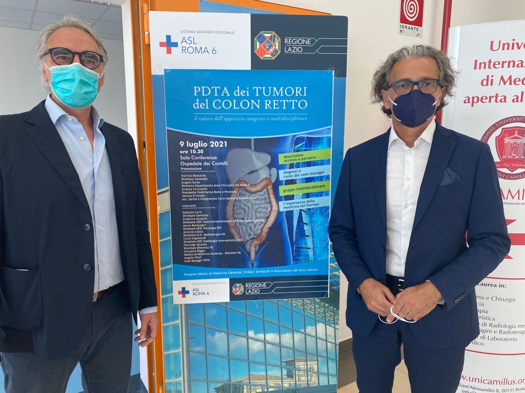 Asl Roma 6, presentato percorso diagnostico terapeutico assistenziale per tumore colon retto