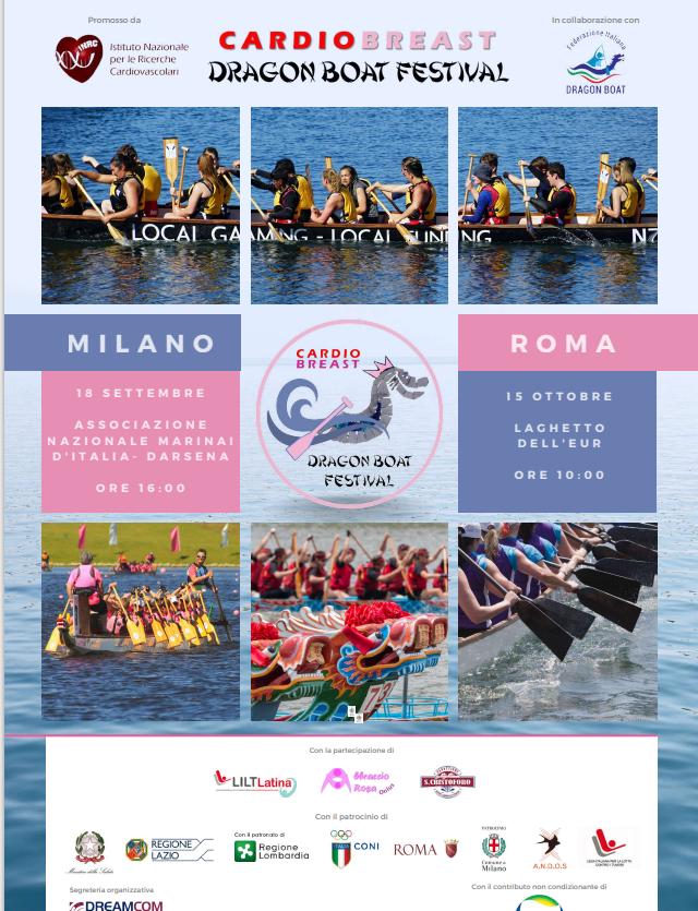 Sport e salute, il Dragon Boat prezioso alleato delle donne operate di cancro al seno