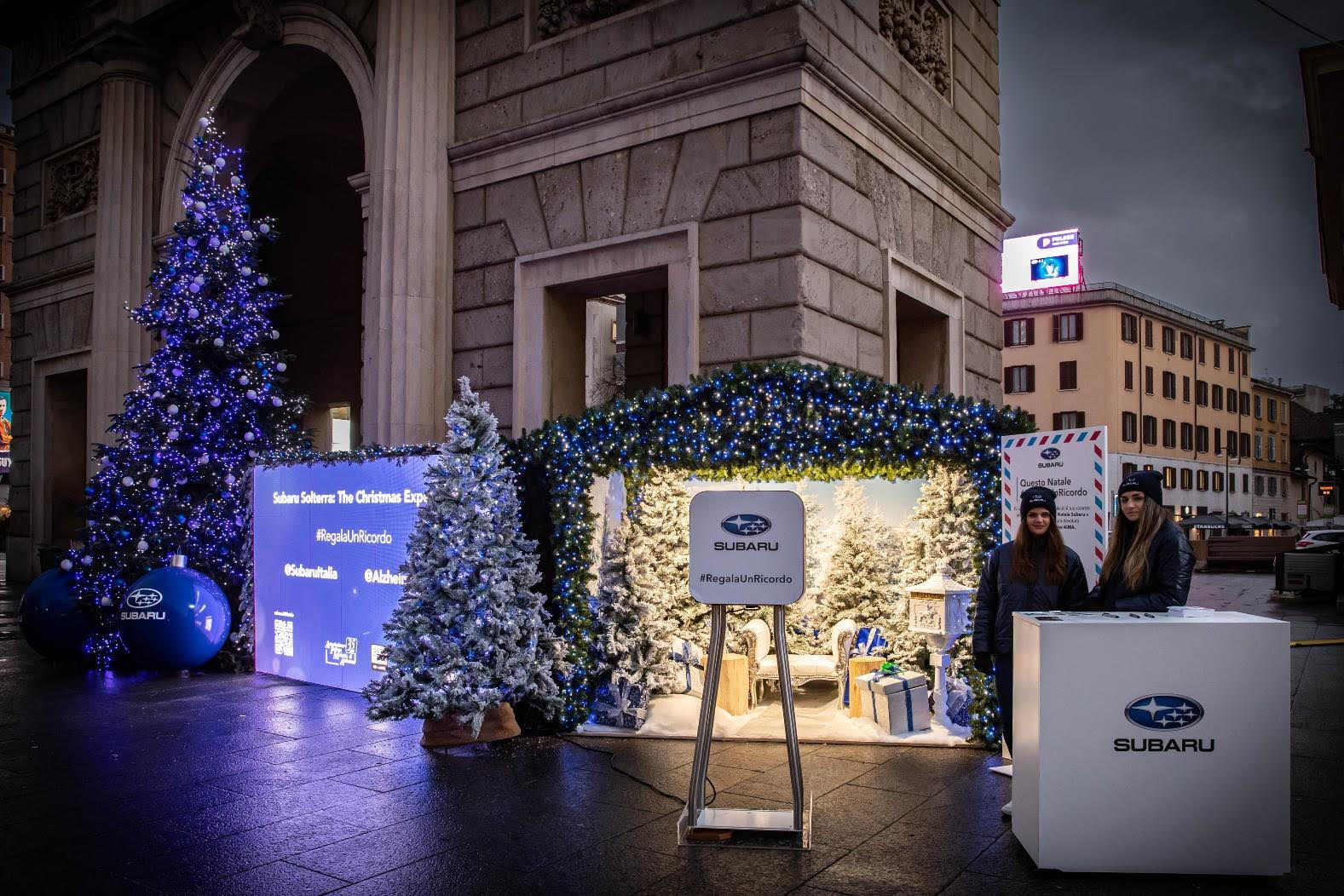 #RegalaUnRicordo, a Milano la speciale raccolta di AIMA e Subaru per donare un ricordo a chi non ne ha più