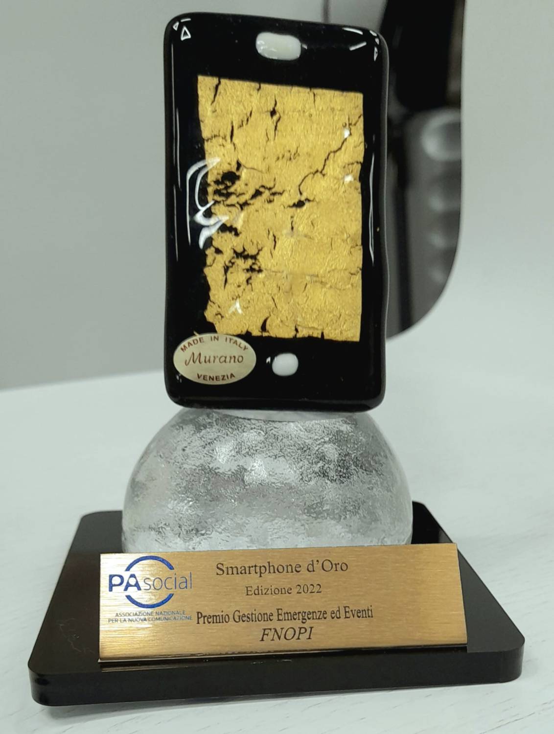 Smartphone d’oro 22: il social media team Fnopi vince sul tema “Gestione emergenze ed eventi”