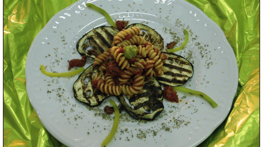 Fusilli con peperoni e melanzane, un ottimo primo