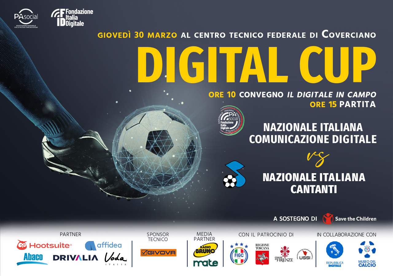 Digital Cup: a Coverciano l’incontro tra salute, sport e digitale