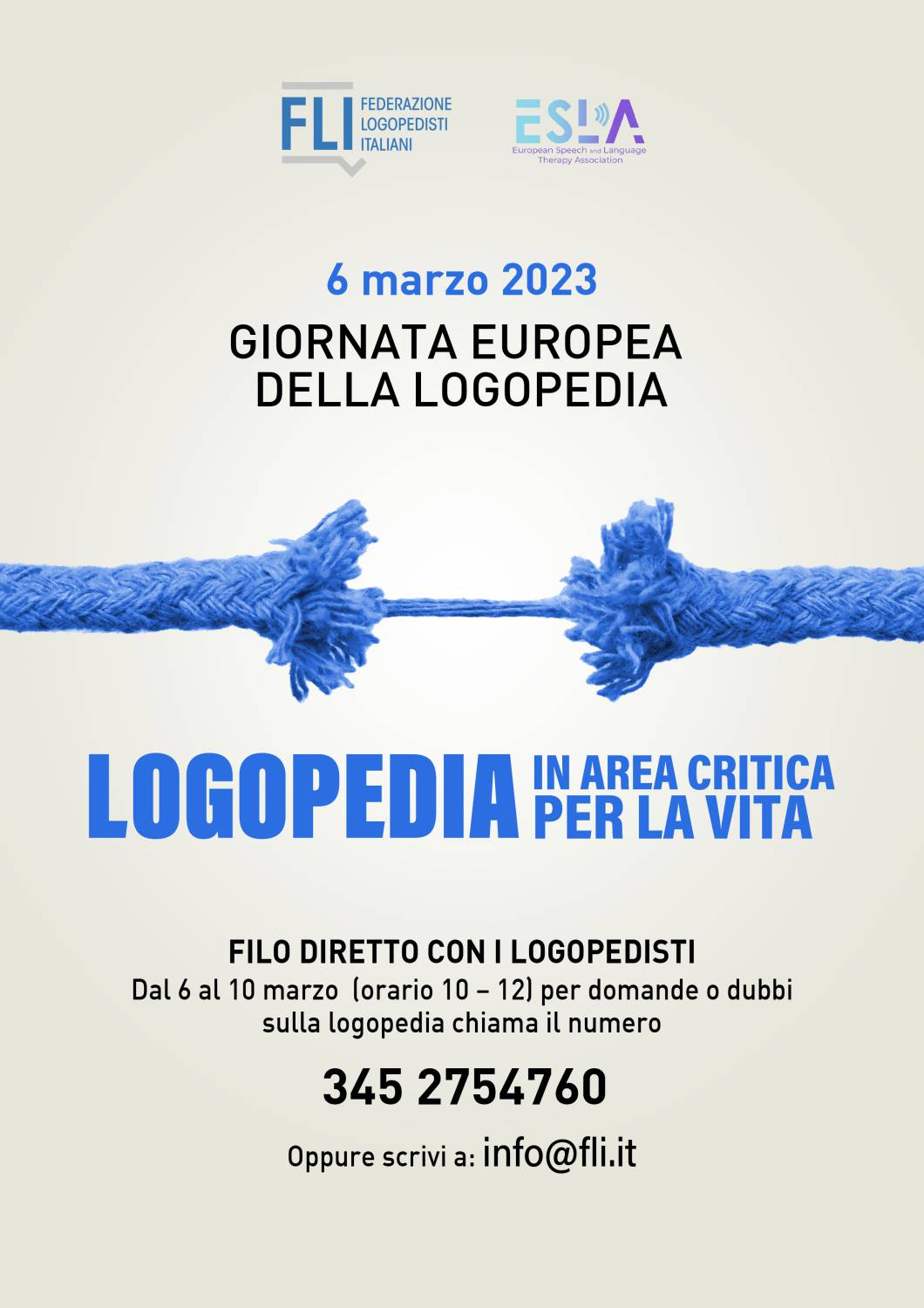 Giornata Logopedia: i logopedisti un valore aggiunto in area critica, dalle terapie intensive alle stroke unit