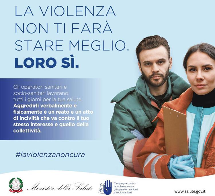 #laviolenzanoncura, al via campagna contro aggressioni a operatori sanità