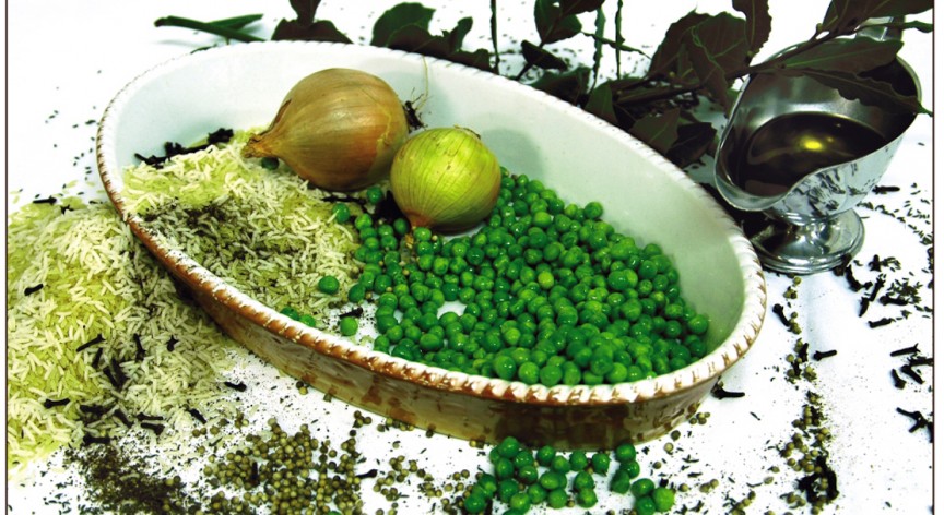 Dall’India il Riso Pilaf speziato con piselli