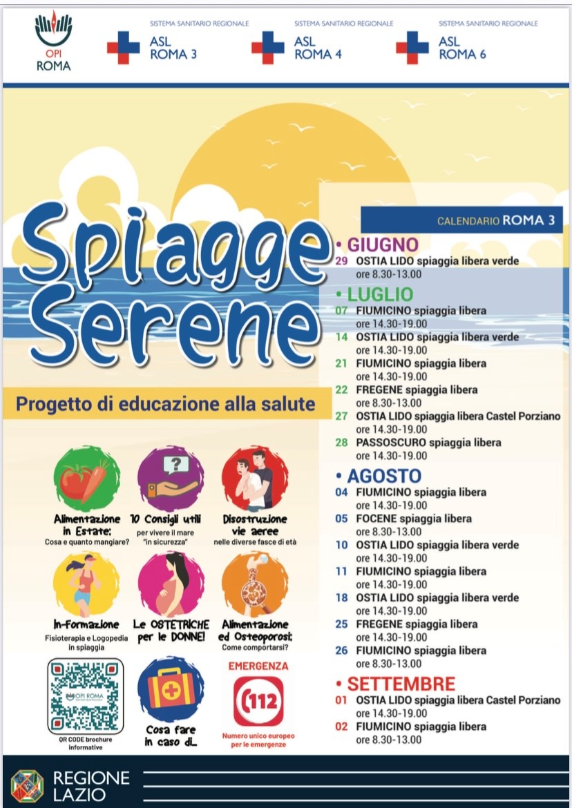 Spiagge serene nel Lazio grazie a studenti e professionisti sanitari