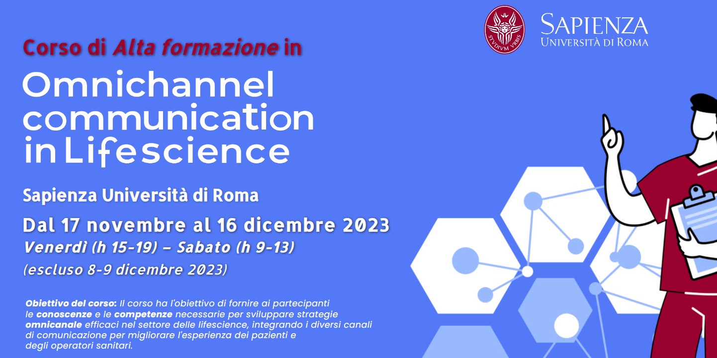 Sapienza e SICS insieme per il Corso di Alta Formazione sull’Omnichannel in Lifescience