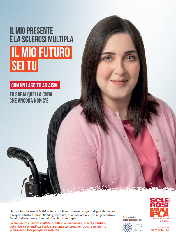 Sclerosi Multipla, “Il futuro sei tu”: al via la Settimana Nazionale dei lasciti AISM
