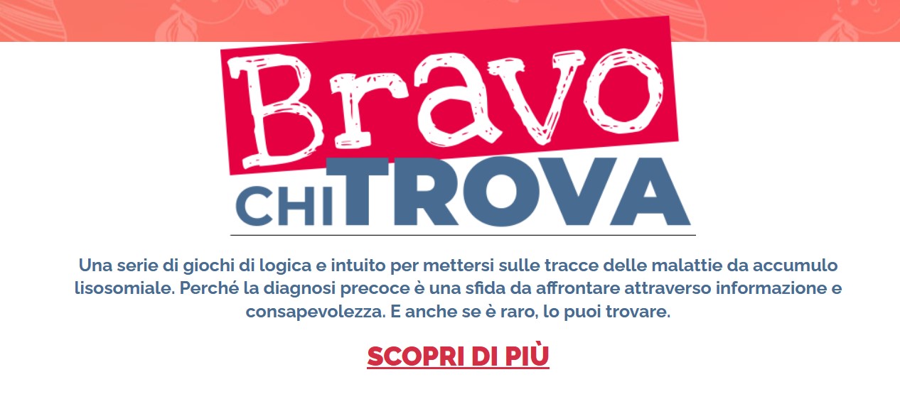 Malattie da accumulo lisosomiale,  “Raro chi Trova” 2024: giochi di logica per aiutare i genitori a mettersi sulle tracce delle patologie