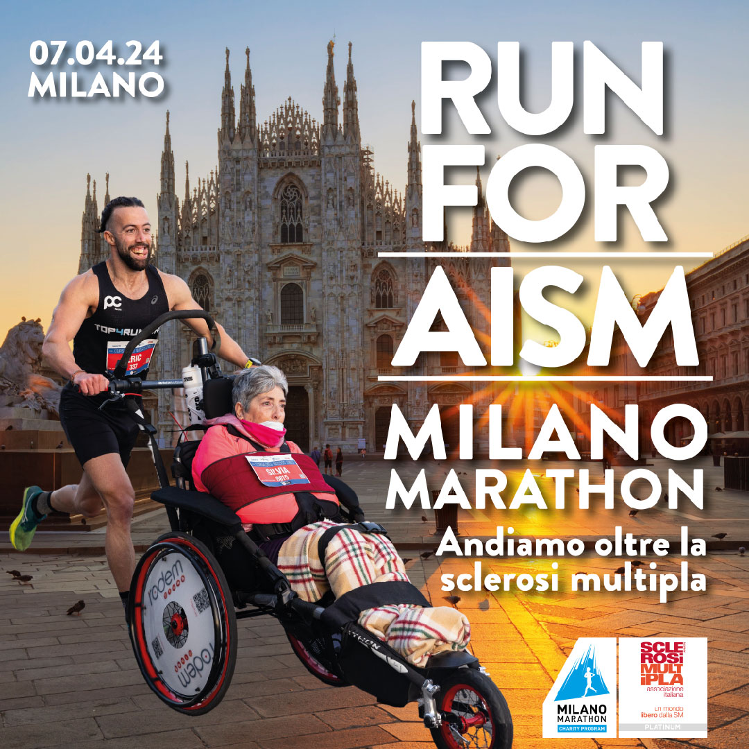 “Run for Aism”, una storia da record alla Milano Marathon con Eric e Silvia per andare oltre la sclerosi multipla