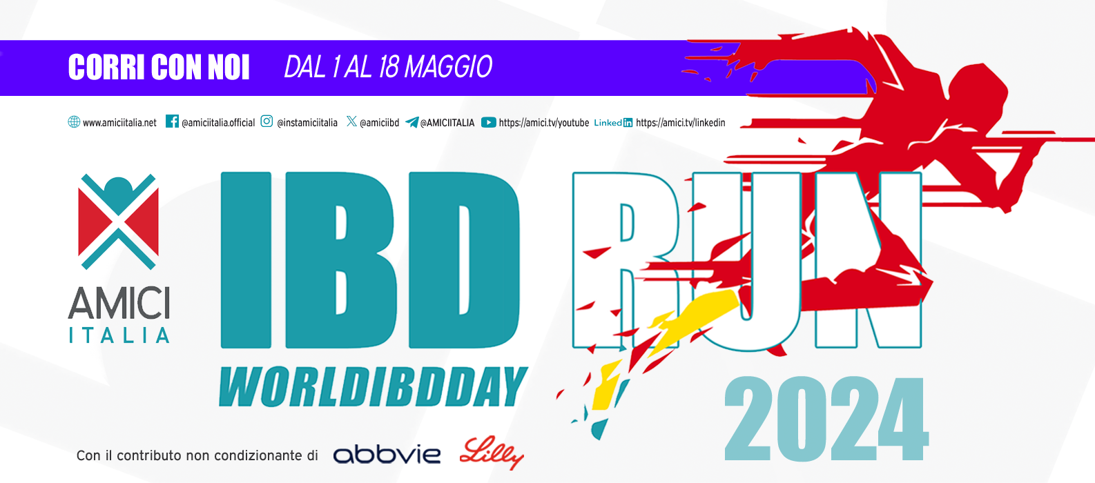 World IBD Day, partecipa all’ “IBD Run”: vince chi percorre più Km
