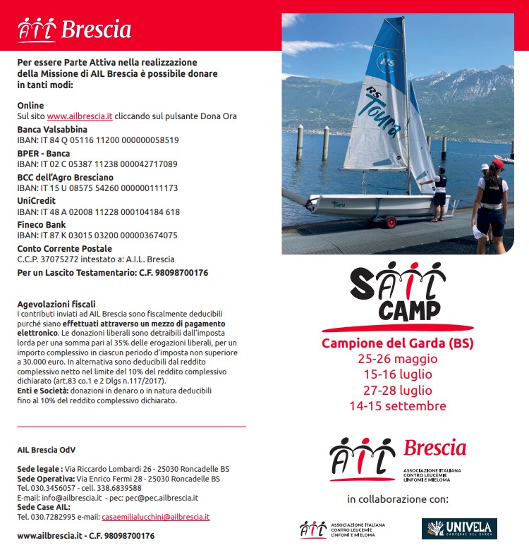 Onco-ematologia, al via ‘Sail Camp’: vela-terapia per pazienti di tutta Italia