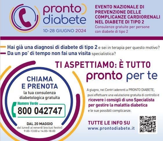 Diabete di tipo 2: oltre un milione di italiani ne soffre, ma non lo sa. Al via Pronto Diabete