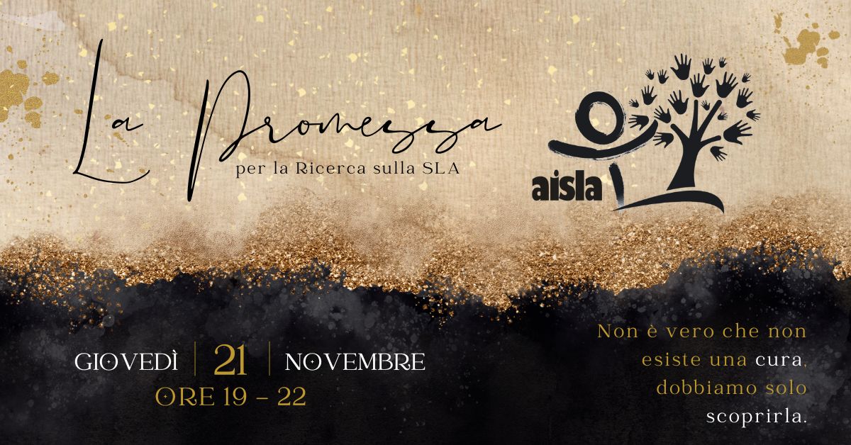 Sla, Aisla: “Al via la campagna social ‘Una promessa per la ricerca’”