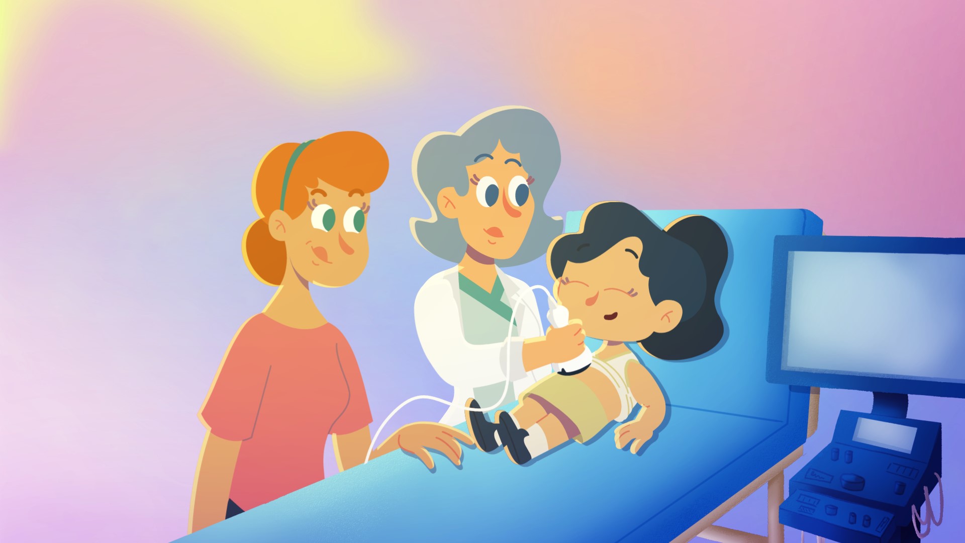 Eco e radiografia: ecco il cartone animato che aiuta i più piccoli a superare ogni paura