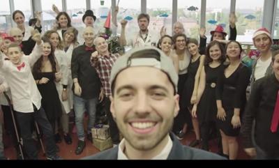 Natale, successo virale per il video dei ragazzi dell’Istituto Tumori di Milano