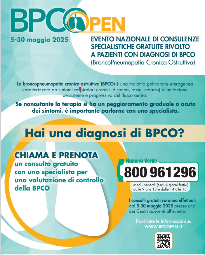 Bpco, una malattia silenziosa che colpisce 3,5 milioni di italiani