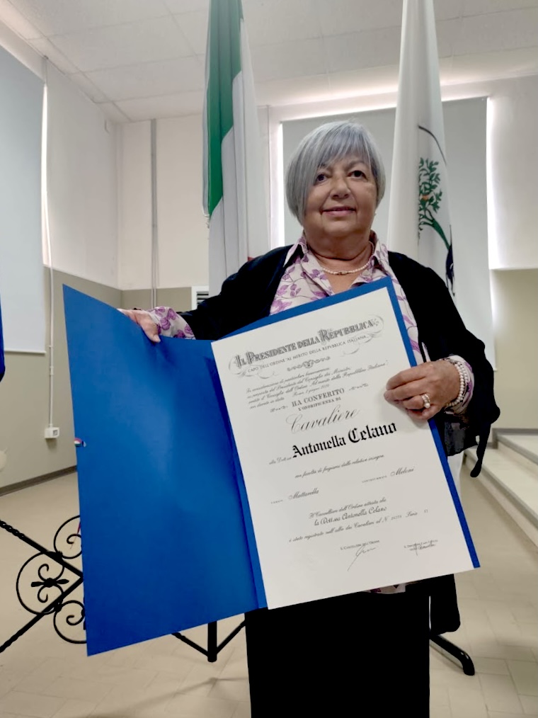 Malattie reumatologiche, la Presidente di APMARR Antonella Celano nominata Cavaliere della Repubblica