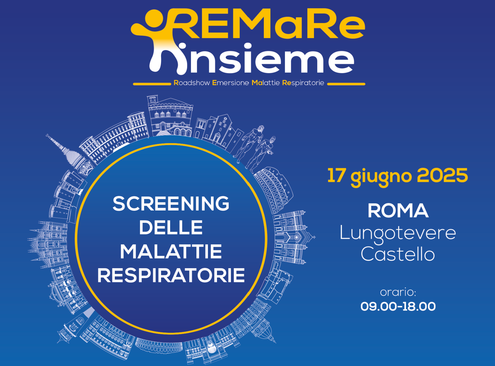 “REMaRe Insieme” verso la salute respiratoria: l’ambulatorio mobile arriva nella Capitale