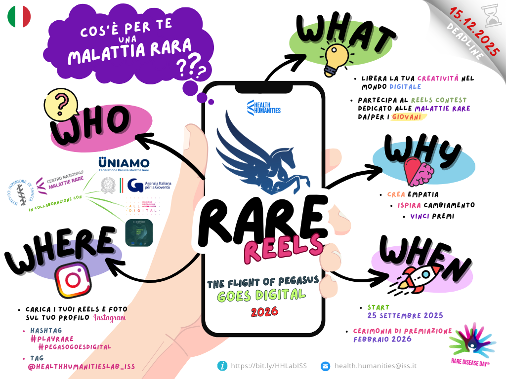 Malattie rare, Iss: al via il contest che libera la creatività dei giovani