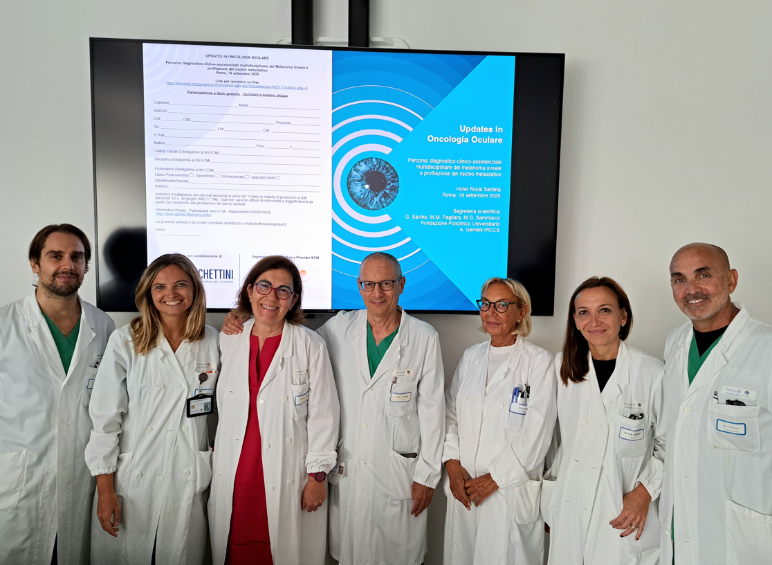 Melanoma della coroide, una forma rara e complessa: al Gemelli trattati un terzo dei casi italiani