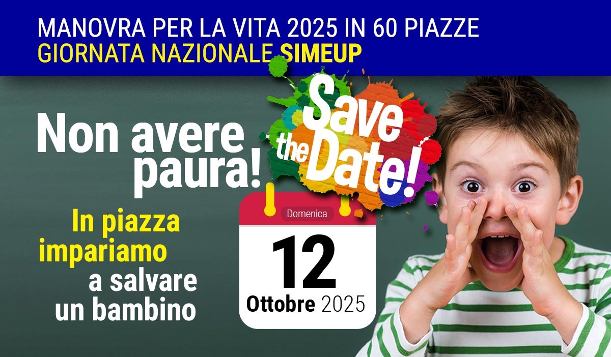 Soffocamento nei bambini, ogni anno 30 vittime: torna “Una manovra per la vita”